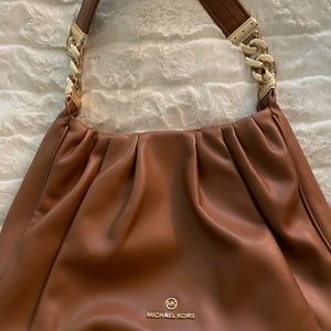 Camel brown Michael Kors purse